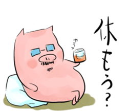 The dad who is a pig sticker #4490605