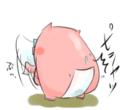 The dad who is a pig sticker #4490620