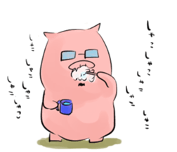 The dad who is a pig sticker #4490621