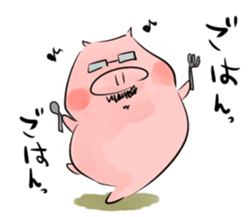 The dad who is a pig sticker #4490622