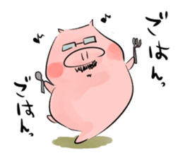 The dad who is a pig sticker #4490622