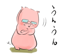 The dad who is a pig sticker #4490627