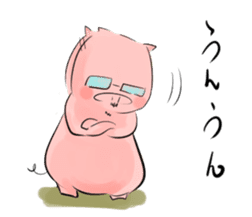 The dad who is a pig sticker #4490627