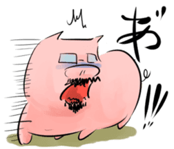 The dad who is a pig sticker #4490630