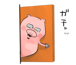 The dad who is a pig sticker #4490635