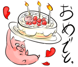 The dad who is a pig sticker #4490637