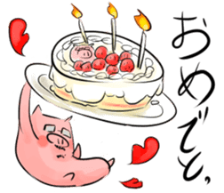 The dad who is a pig sticker #4490637