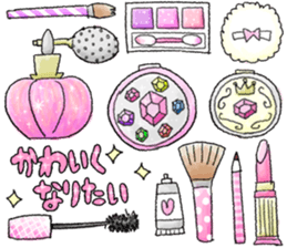 Girl is an effort secretly . sticker #4490790