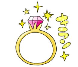 Girl is an effort secretly . sticker #4490795