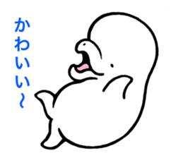 SHIRO TYAN of the white dolphin. sticker #4491011