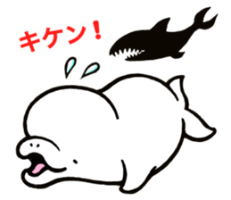 SHIRO TYAN of the white dolphin. sticker #4491014