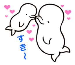 SHIRO TYAN of the white dolphin. sticker #4491037