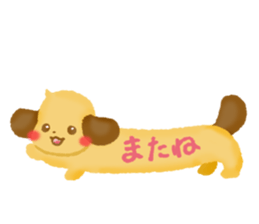 freely-Dachshund sticker #4491564