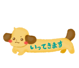 freely-Dachshund sticker #4491571