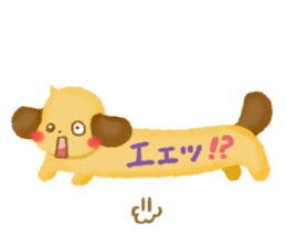 freely-Dachshund sticker #4491594