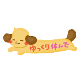 freely-Dachshund sticker #4491598