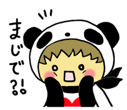 Pandaman and Cat 2 sticker #4491945