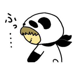 Pandaman and Cat 2 sticker #4491953