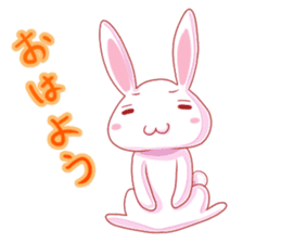 kawaii nihon usagi (daily conversation) sticker #4491962