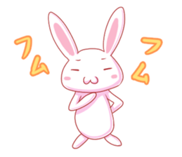kawaii nihon usagi (daily conversation) sticker #4491967