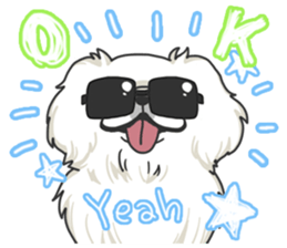 Pekingese. sticker #4492281