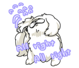 Pekingese. sticker #4492282