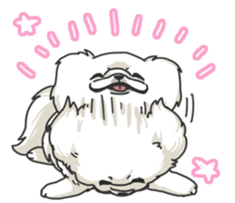 Pekingese. sticker #4492284