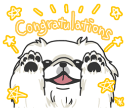 Pekingese. sticker #4492285