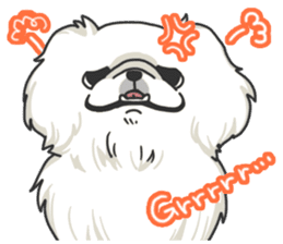 Pekingese. sticker #4492290