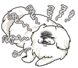 Pekingese. sticker #4492295