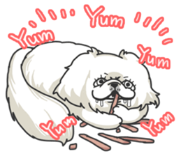 Pekingese. sticker #4492302
