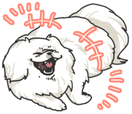 Pekingese. sticker #4492305