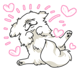 Pekingese. sticker #4492310