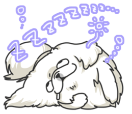 Pekingese. sticker #4492316