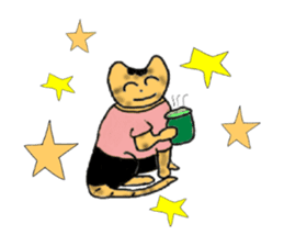 "Icchann"The cat(ver.marathon) sticker #4492720