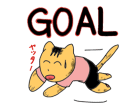 "Icchann"The cat(ver.marathon) sticker #4492753