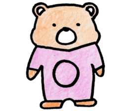 Kumagorou of a bear sticker #4493122