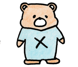 Kumagorou of a bear sticker #4493123