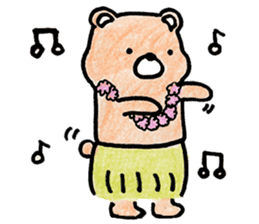 Kumagorou of a bear sticker #4493144