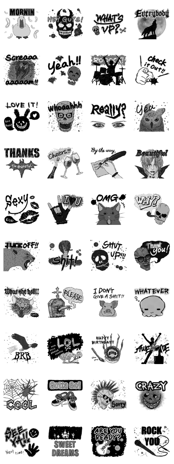 STICKER FOR ROCKER - LINE Creators' Stickers