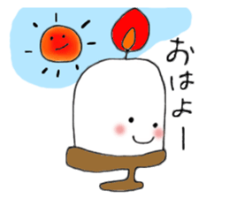 Unwind candle sticker #4494013