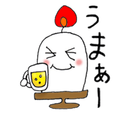 Unwind candle sticker #4494019