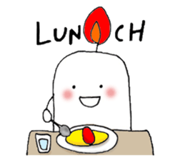 Unwind candle sticker #4494026