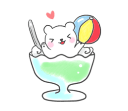 Polar Bear parfait sticker #4494091
