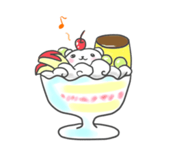 Polar Bear parfait sticker #4494096