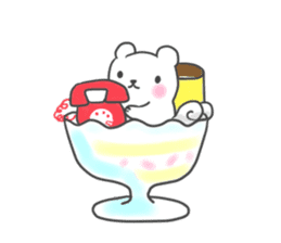 Polar Bear parfait sticker #4494098