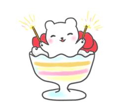 Polar Bear parfait sticker #4494099