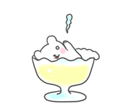 Polar Bear parfait sticker #4494102
