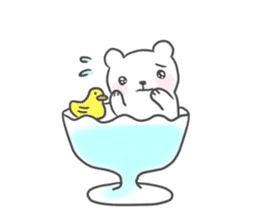 Polar Bear parfait sticker #4494104