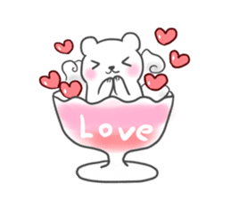 Polar Bear parfait sticker #4494106